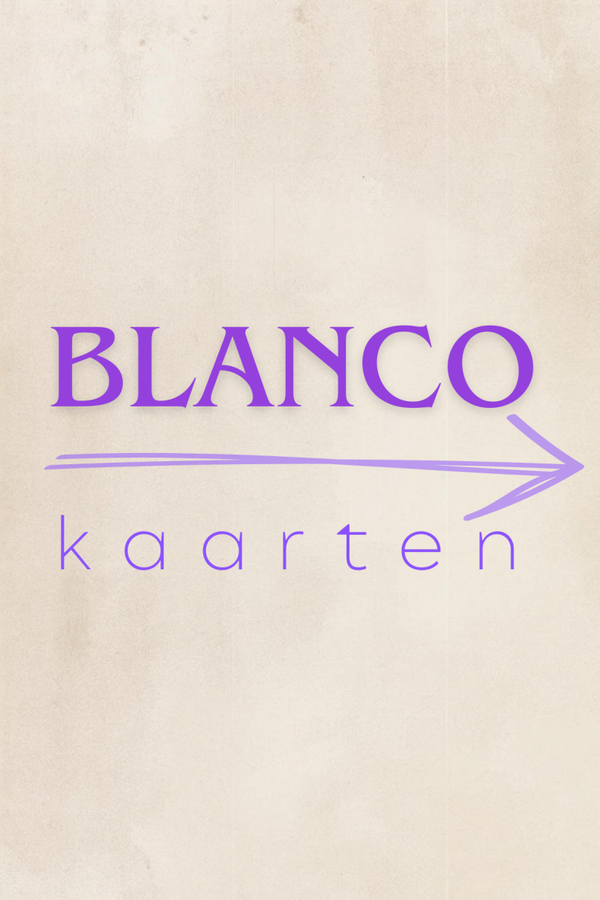 Luxe kaarten Blanco