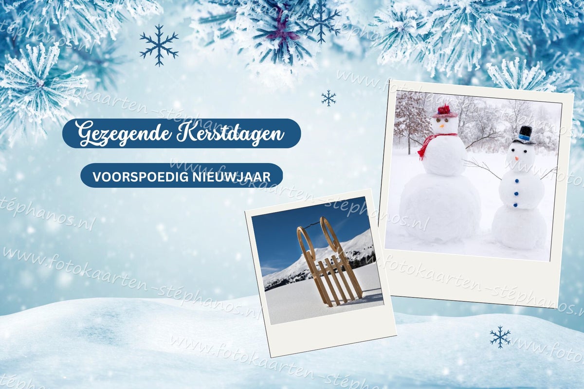 Kerst & Winter - Gezegende Kerstdagen 12 | Fotokaarten-stephanos.nl