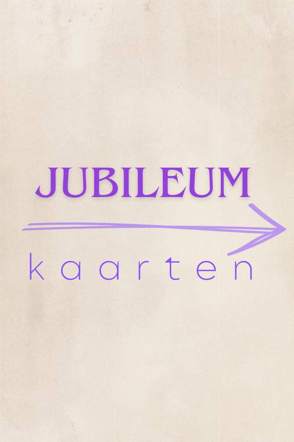 Luxe kaarten Jubileum