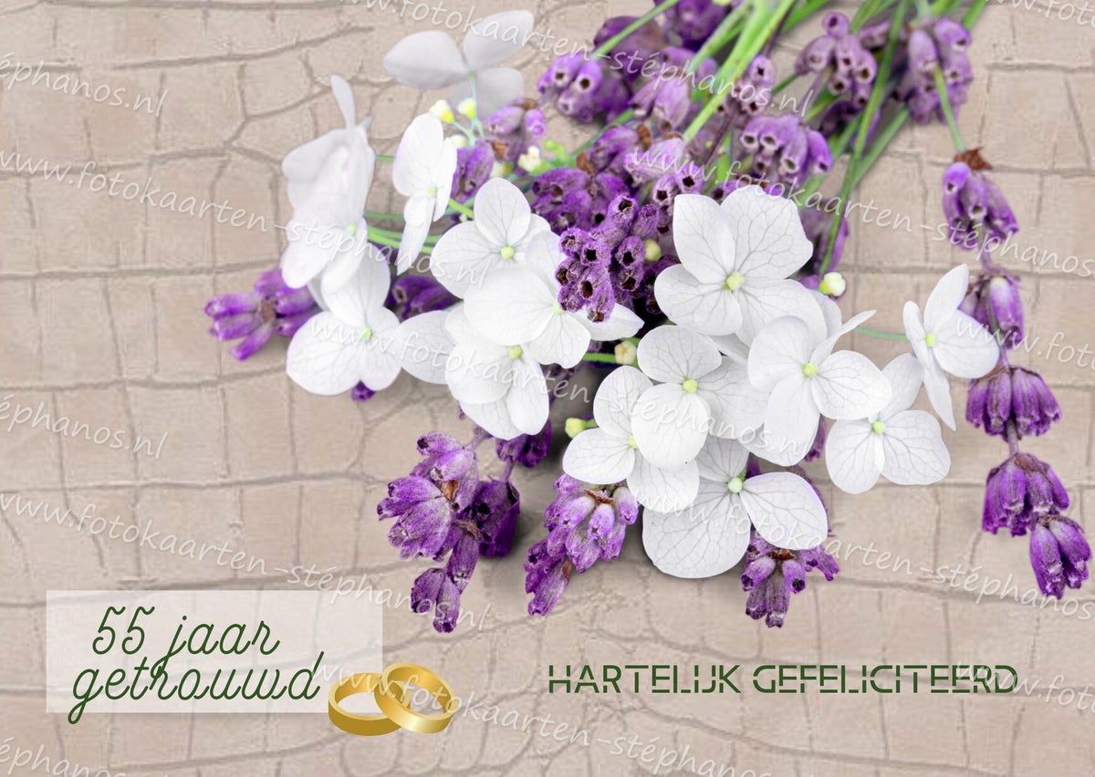 Hoe Heet 55 Jaar Getrouwd