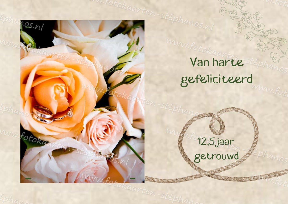 12,5 & 25 jaar getrouwd / Huwelijksjubileum / Huwelijk & jubileum