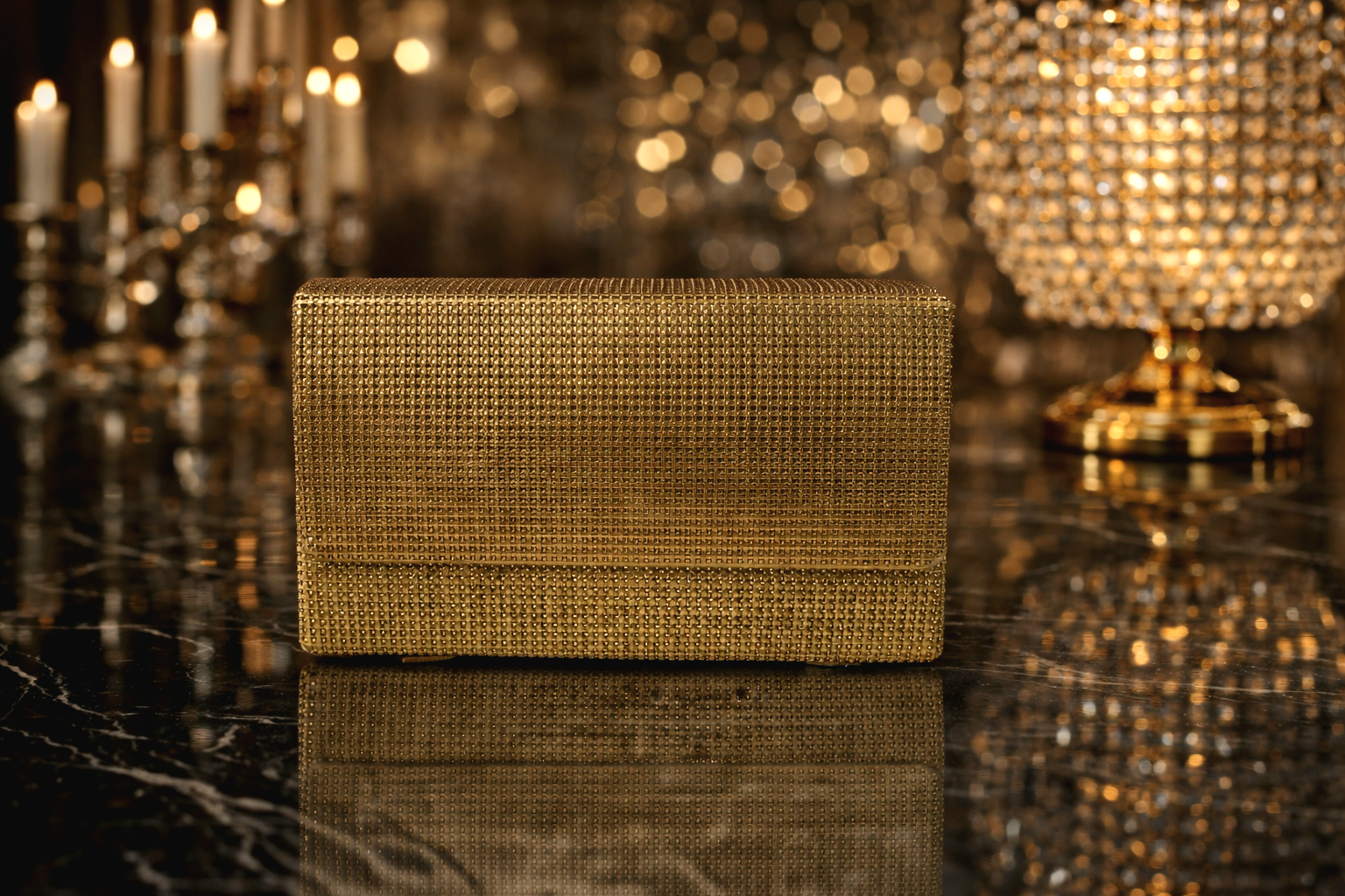 luxe gouden clutch