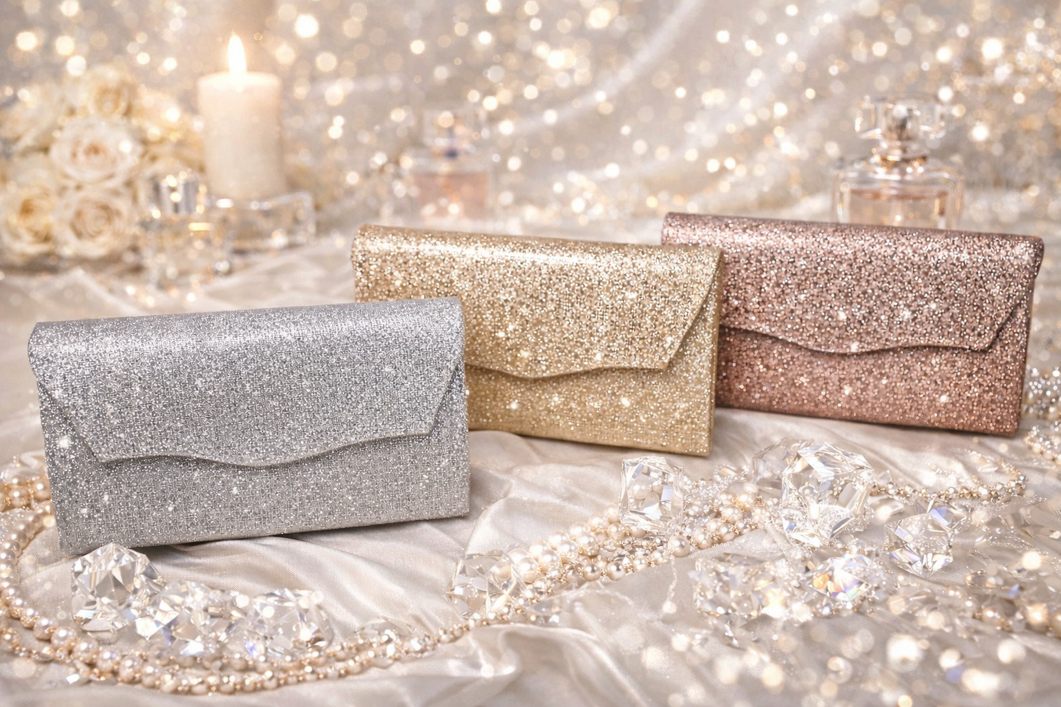 Glitter Gala Clutch