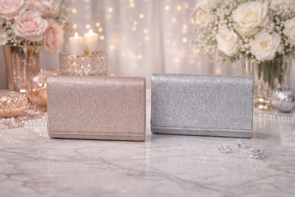 Luxe Glitter Clutch