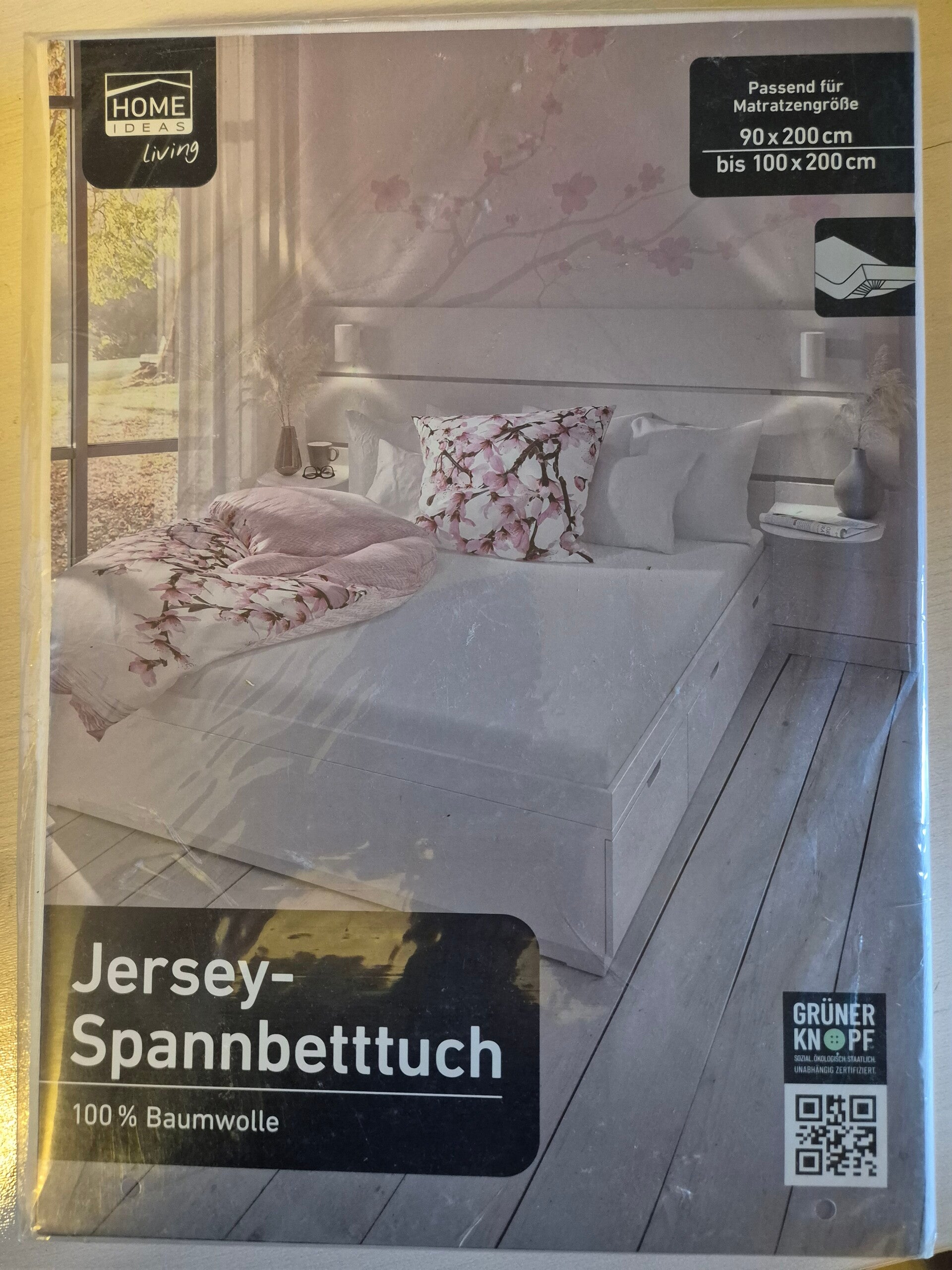 Jersey Spannbetttuch weiß