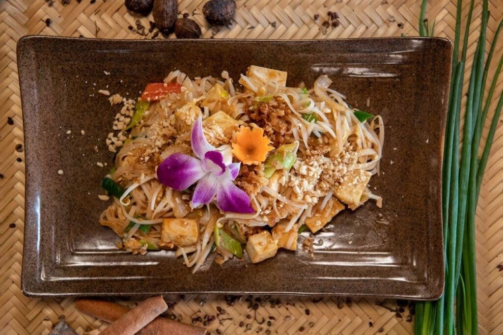 216_ Reisnudeln Pad Thai mit Krevetten