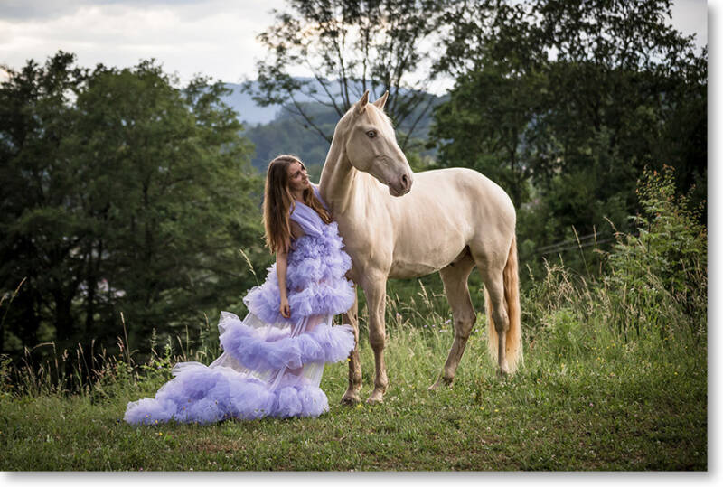 Fotoshooting mit Pferd