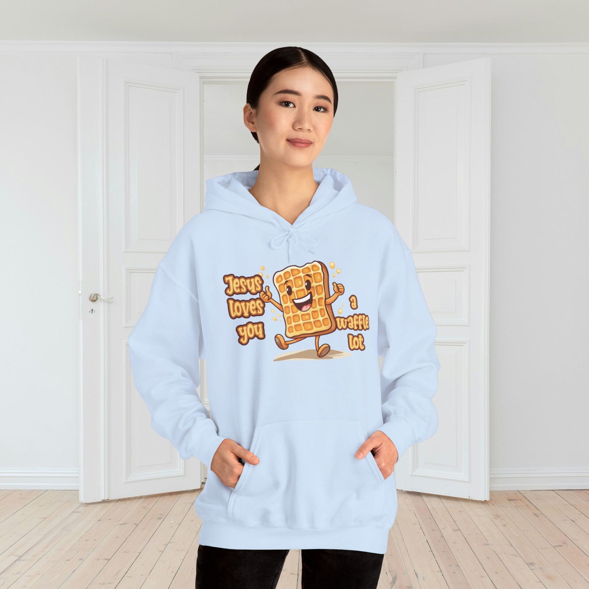 Jesus Loves You a Waffle Lot - Hoodie