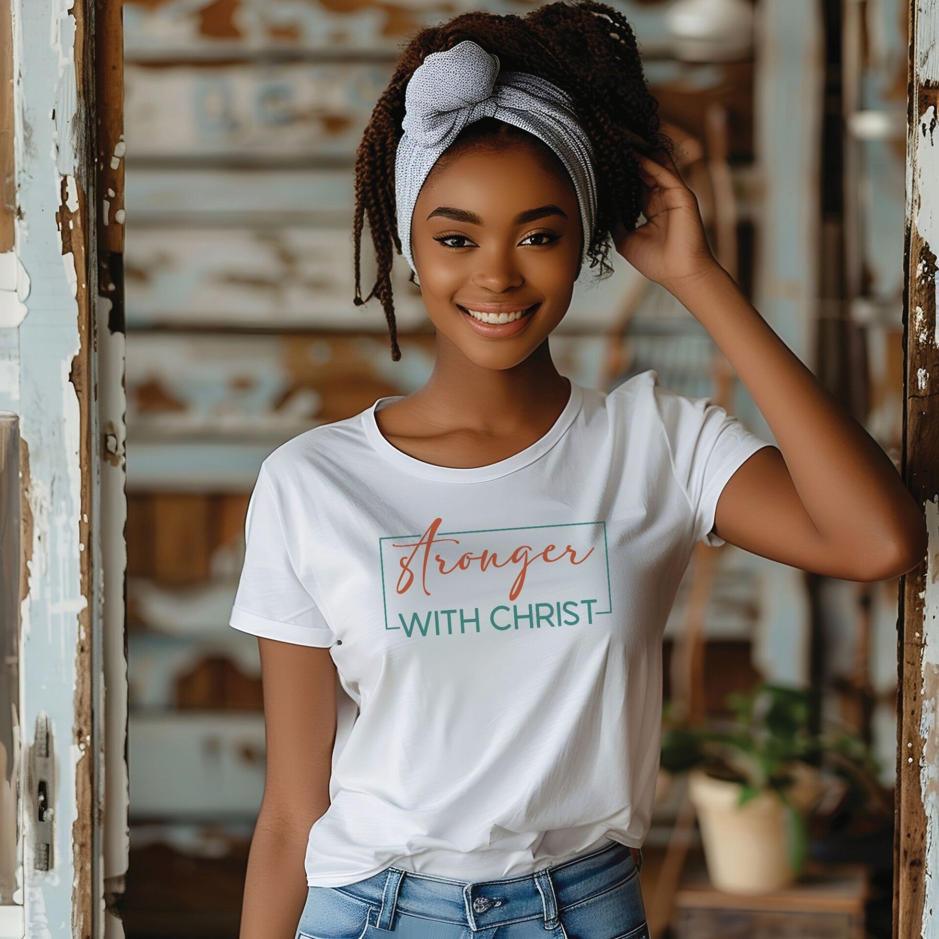 Stronger with Christ - T-Shirt