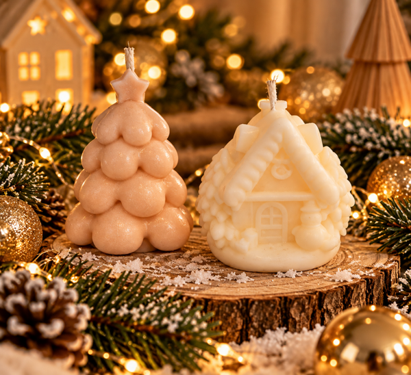 Winter Wishes – Kerstgeurkaarsen Set
