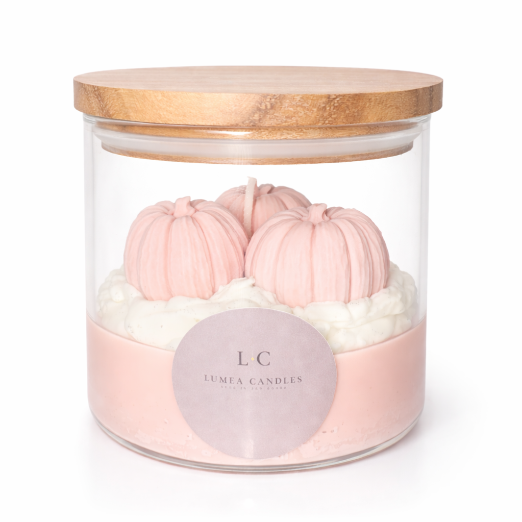 Pompoen kaars diverse kleuren