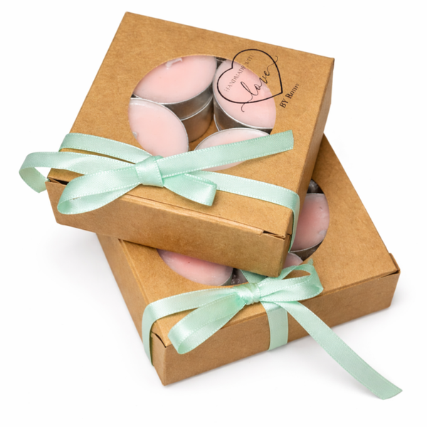 Waxinelichtje 8 st, geur Wild Cherry