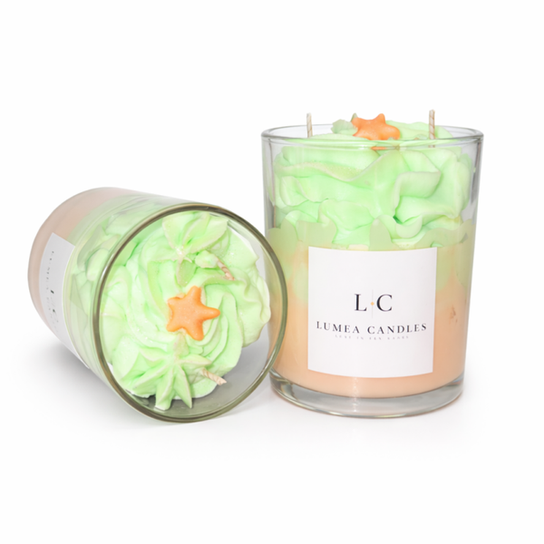 Tropische zomer geurkaars