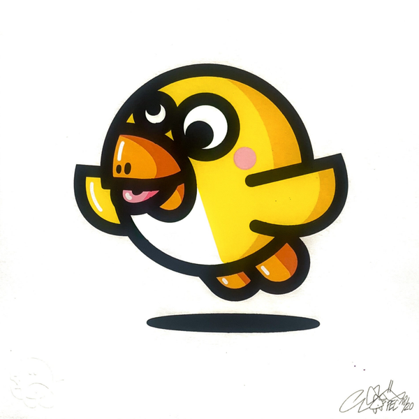 Sérigraphie Jaune