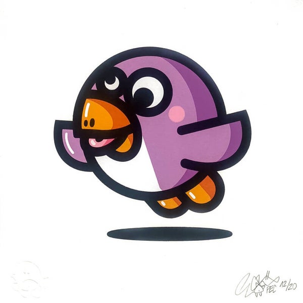 Sérigraphie Violette