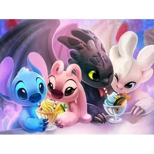 STITCH AND FRIENDS DIAMOND PAINTING