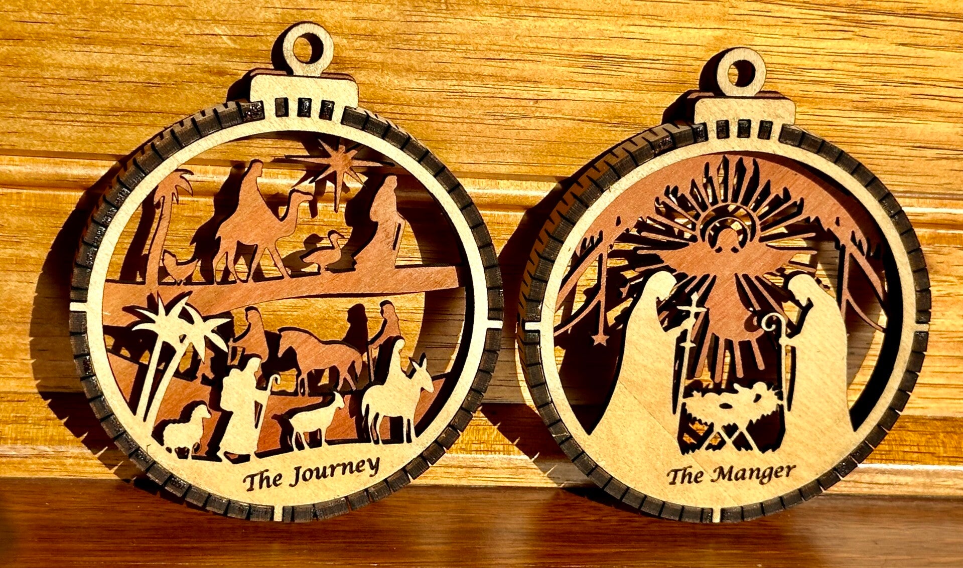 Nativity Flexible Edge Ornaments: Xmas-27