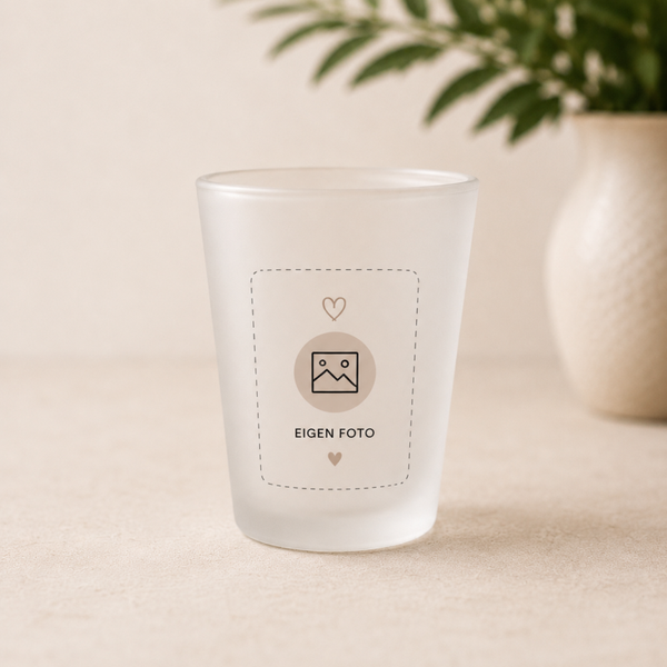 Shotglas 45ml met Matte Coating en Eigen Afbeelding - Uniek en Stijlvol