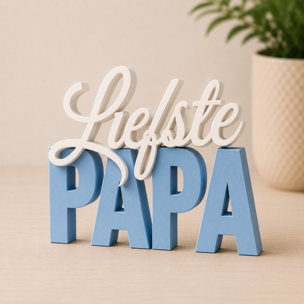 3D Bordje 'Liefste Papa'
