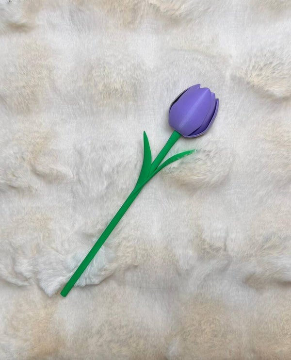 Duurzame 3D Geprinte Tulp – Pastel Paars