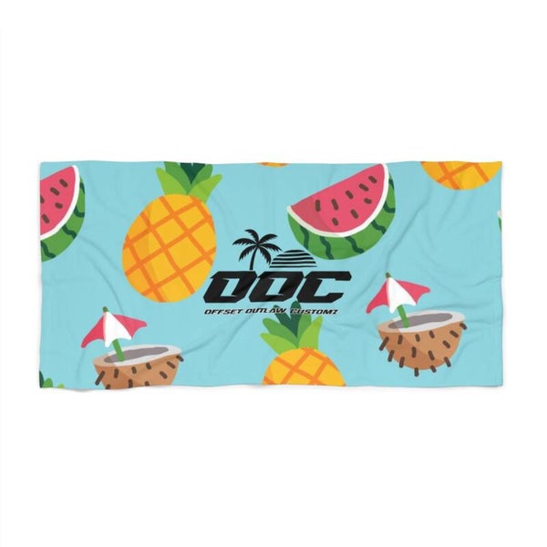 OOC Tropical Takeover Beach Towel