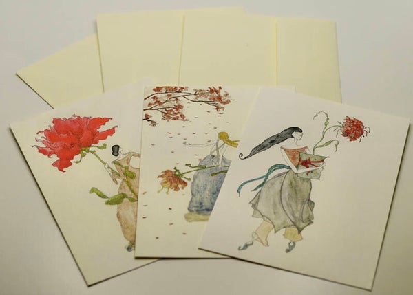 Grußkarten-Set Flowers 4