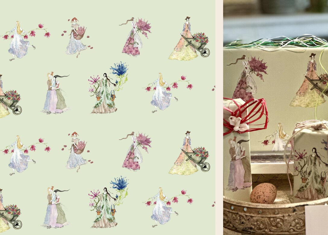 Geschenkpapier Garden