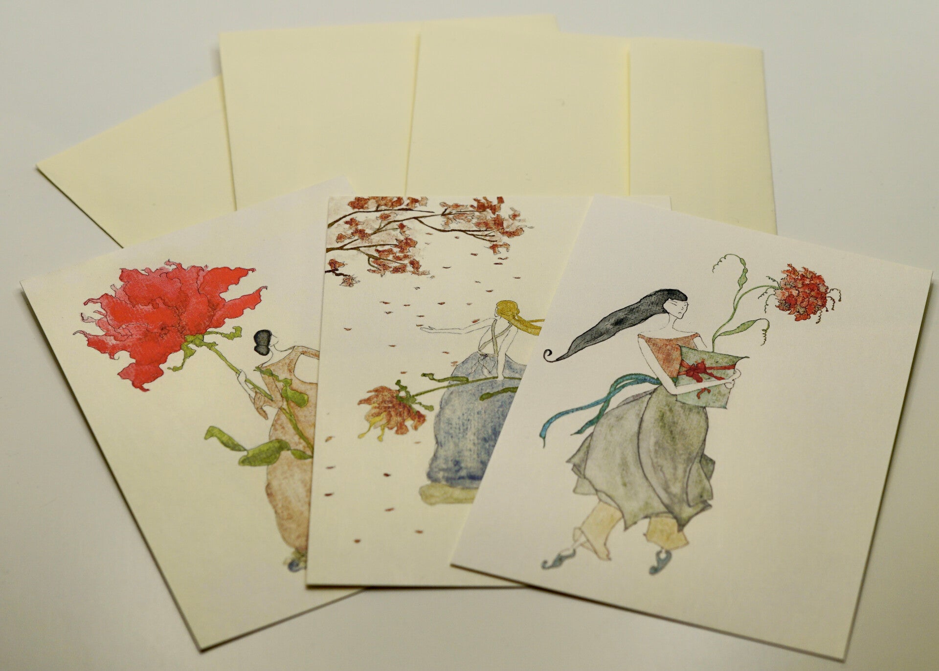 Grußkarten-Set Flowers 4