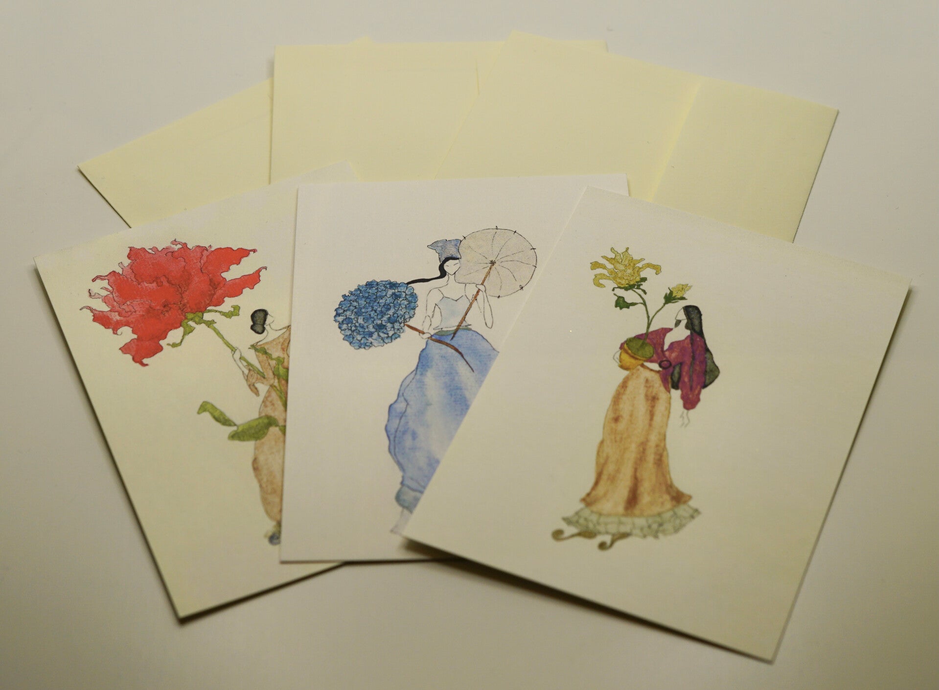 Grußkarten-Set Flowers 8