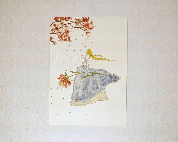 Grußkarte Cherry Blossoms