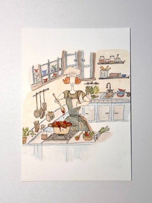 Postkarte „Küche & Genuss“