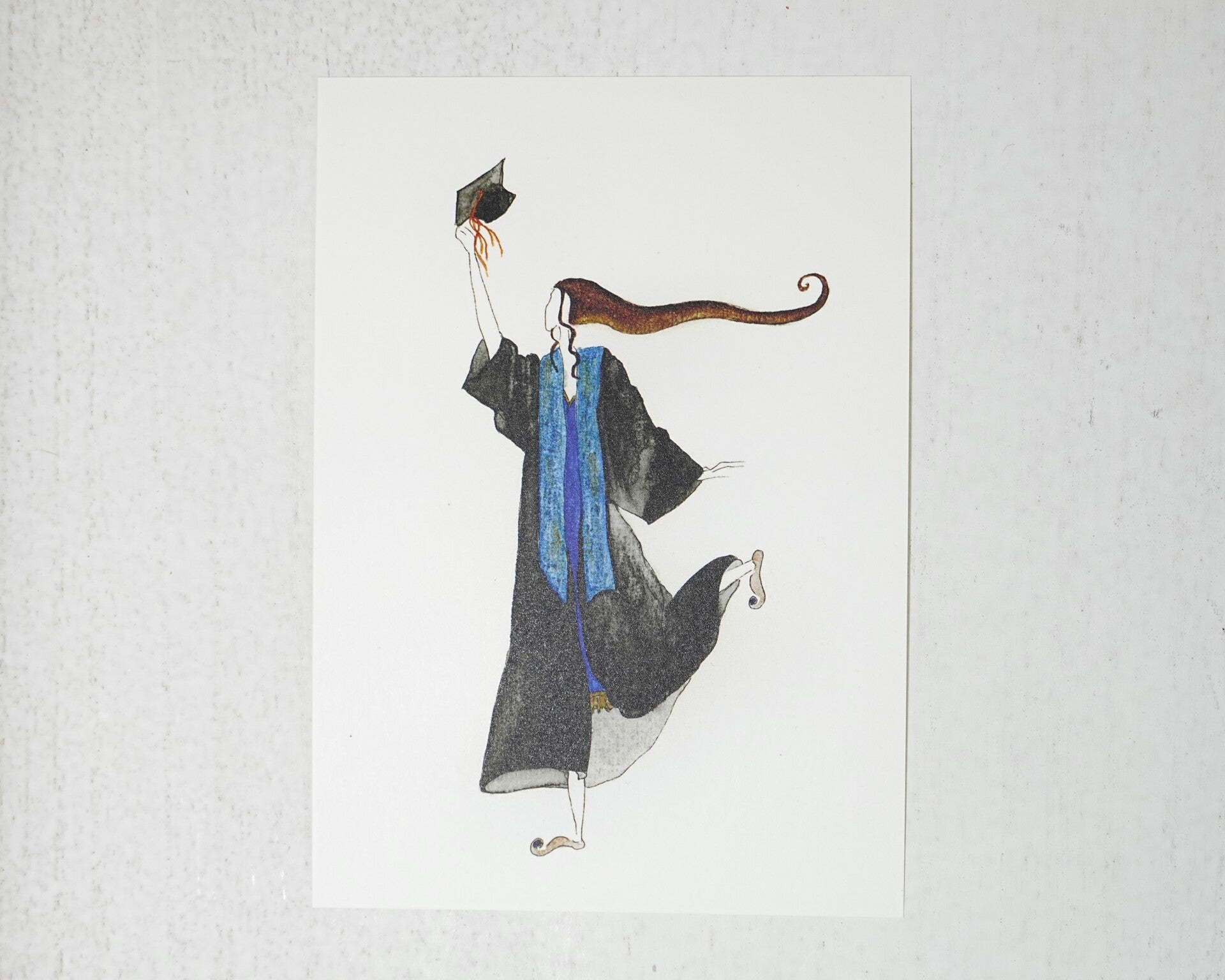 Glückwunschkarte zum Examen - Geschafft!