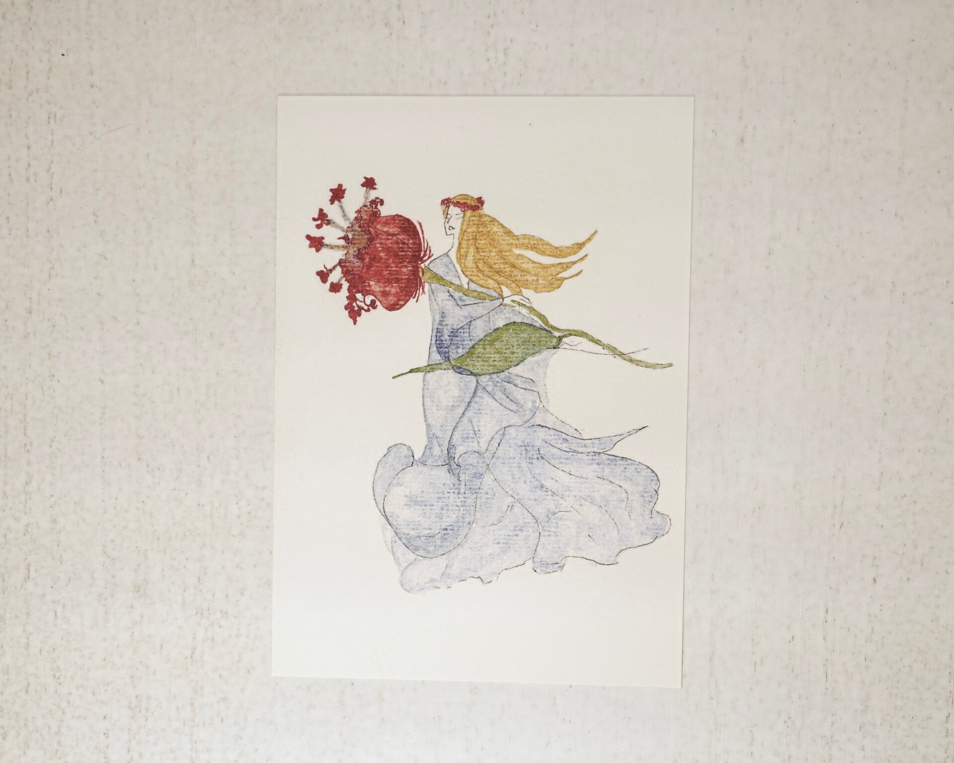 Grußkarte Magic Flower