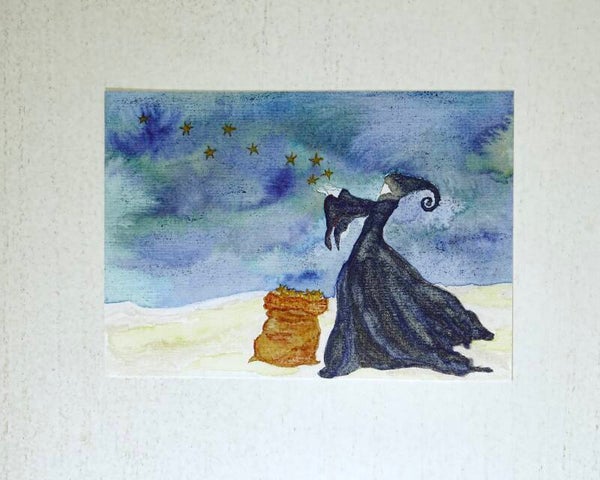 Weihnachtskarte Stars