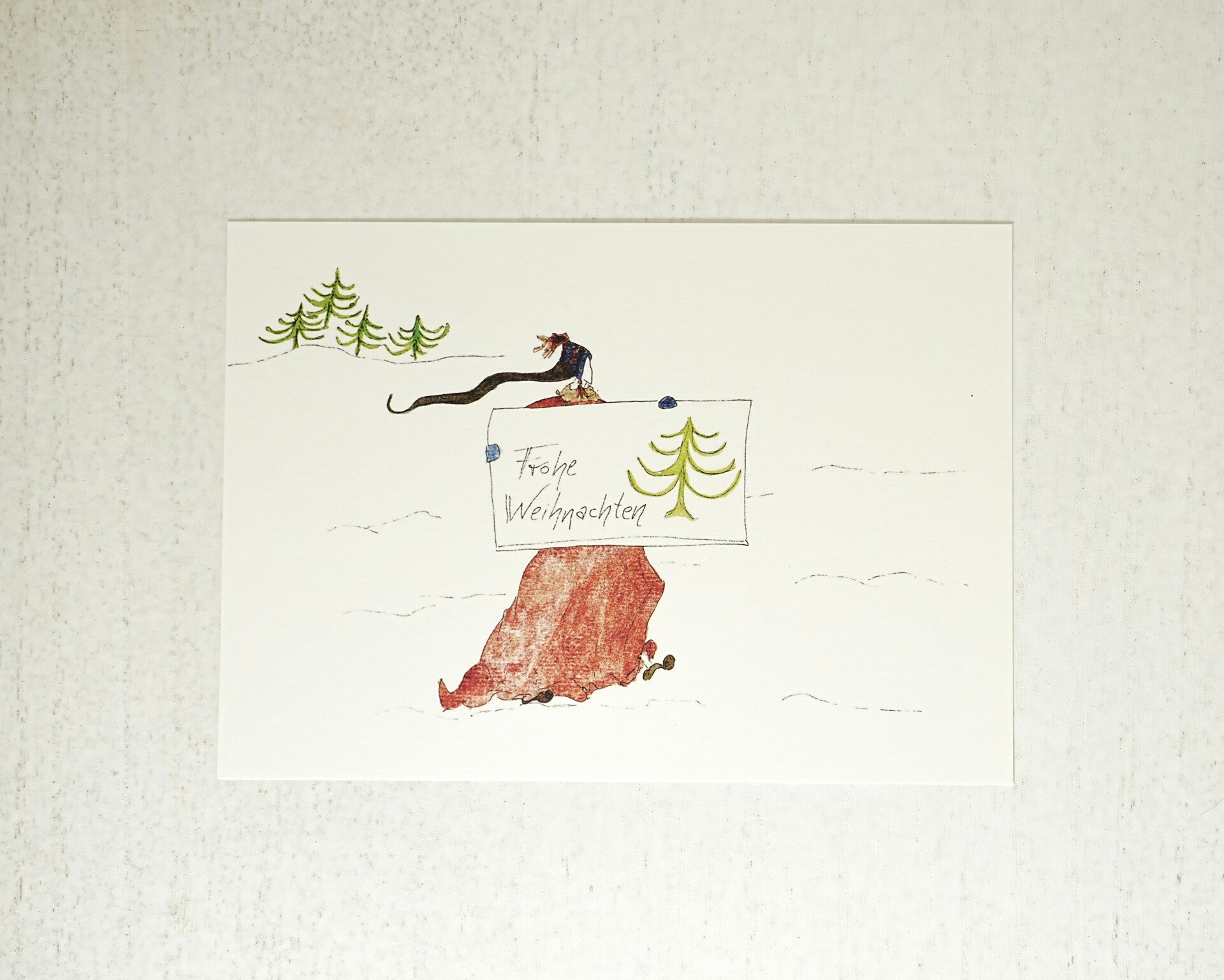 Weihnachtskarte Frohe Weihnachten