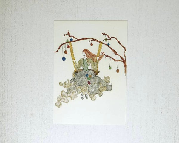 Weihnachtskarte Swing