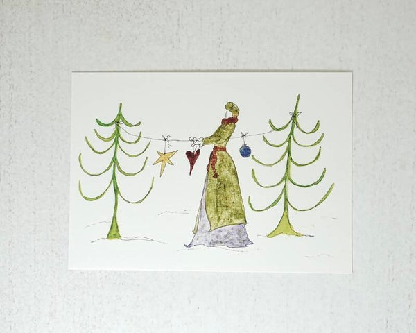 Weihnachtskarte Im Wald