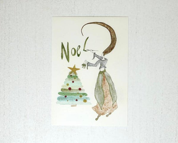 Weihnachtskarte Artist