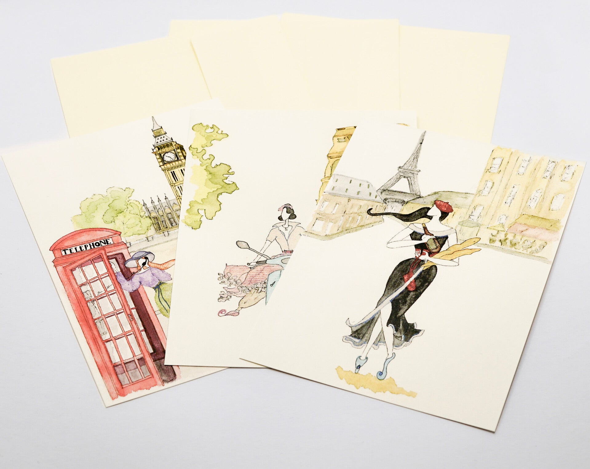 Postkarten-Set Weltreise - Europa