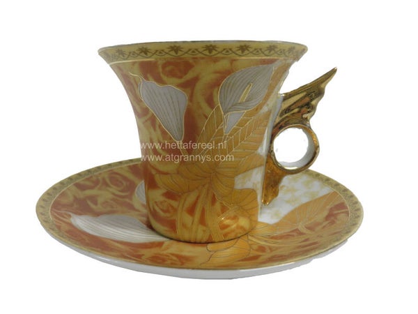 Kop en schotels, set van 4