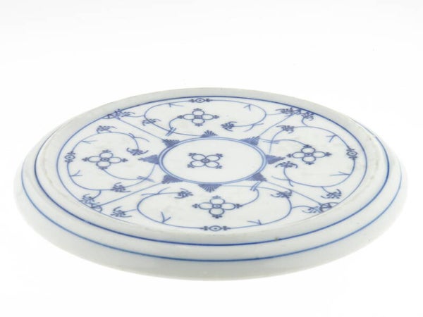 Onderzetter van porselein - Blau Saks