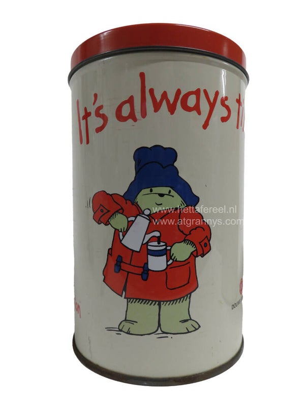 Koffieblik Douwe Egberts Paddington
