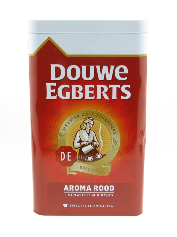 Blik Douwe Egberts Aroma Rood