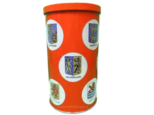 Blik voor beschuit Arks, de provinciën