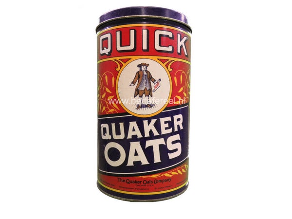 Blik, Quaker Oats