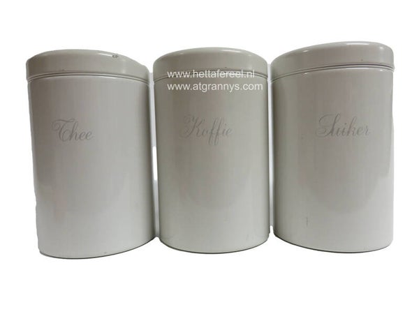 Voorraadbussen van Brabantia - koffie, thee en suiker -set van 3
