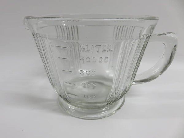 Persglazen maatbeker