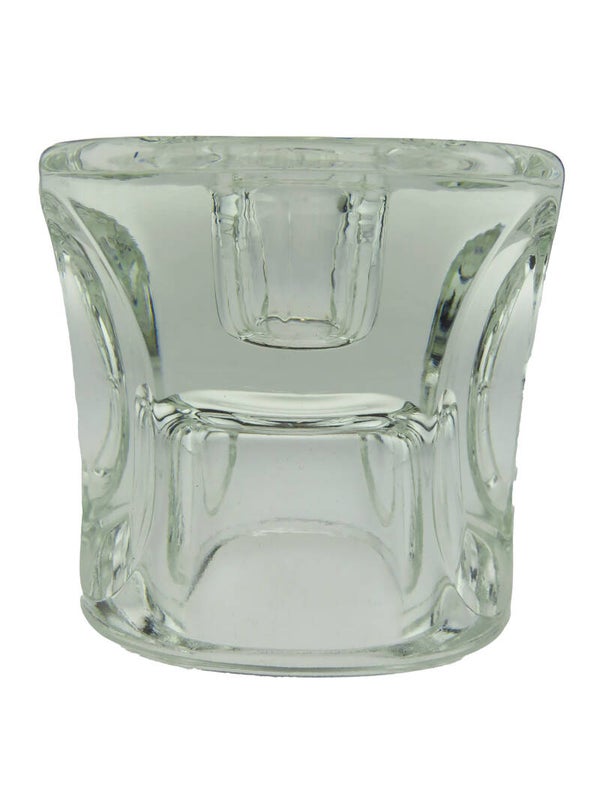 Kaarsen- en waxinelicht houder - massief kristal