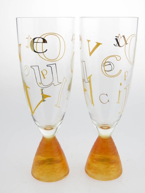 Veuve Clicquot champagneglazen, set van 2