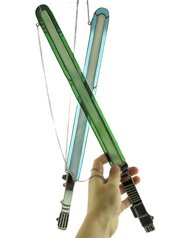 Tiffany glas in lood hanger Lightsaber